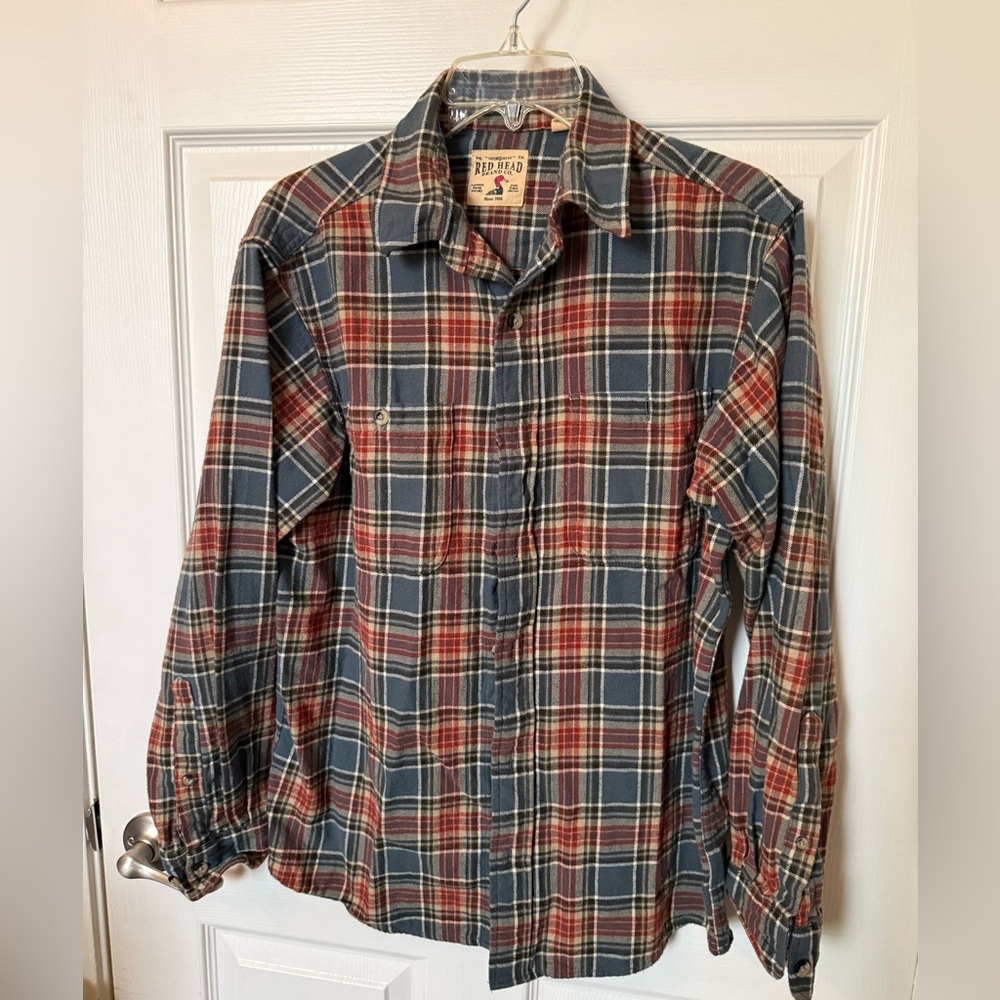 Red Head Brand Co Men's Plaid Button-Up Shirt